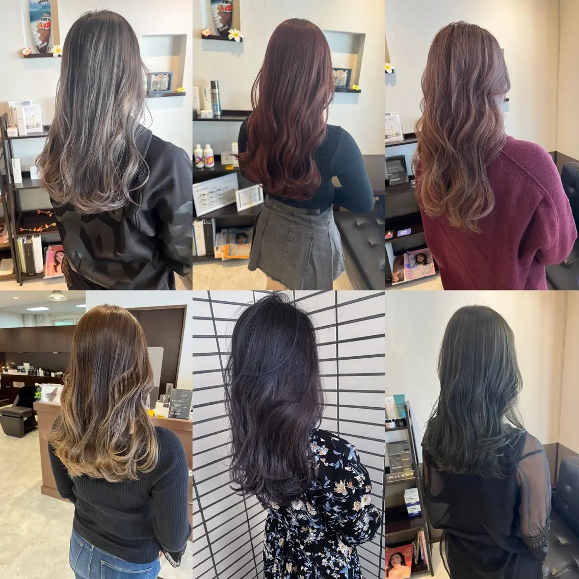 🌈大人気デザインcolor🌈✂︎カット＋透け感ダブルカラー＋集中ケアトリートメントの写真