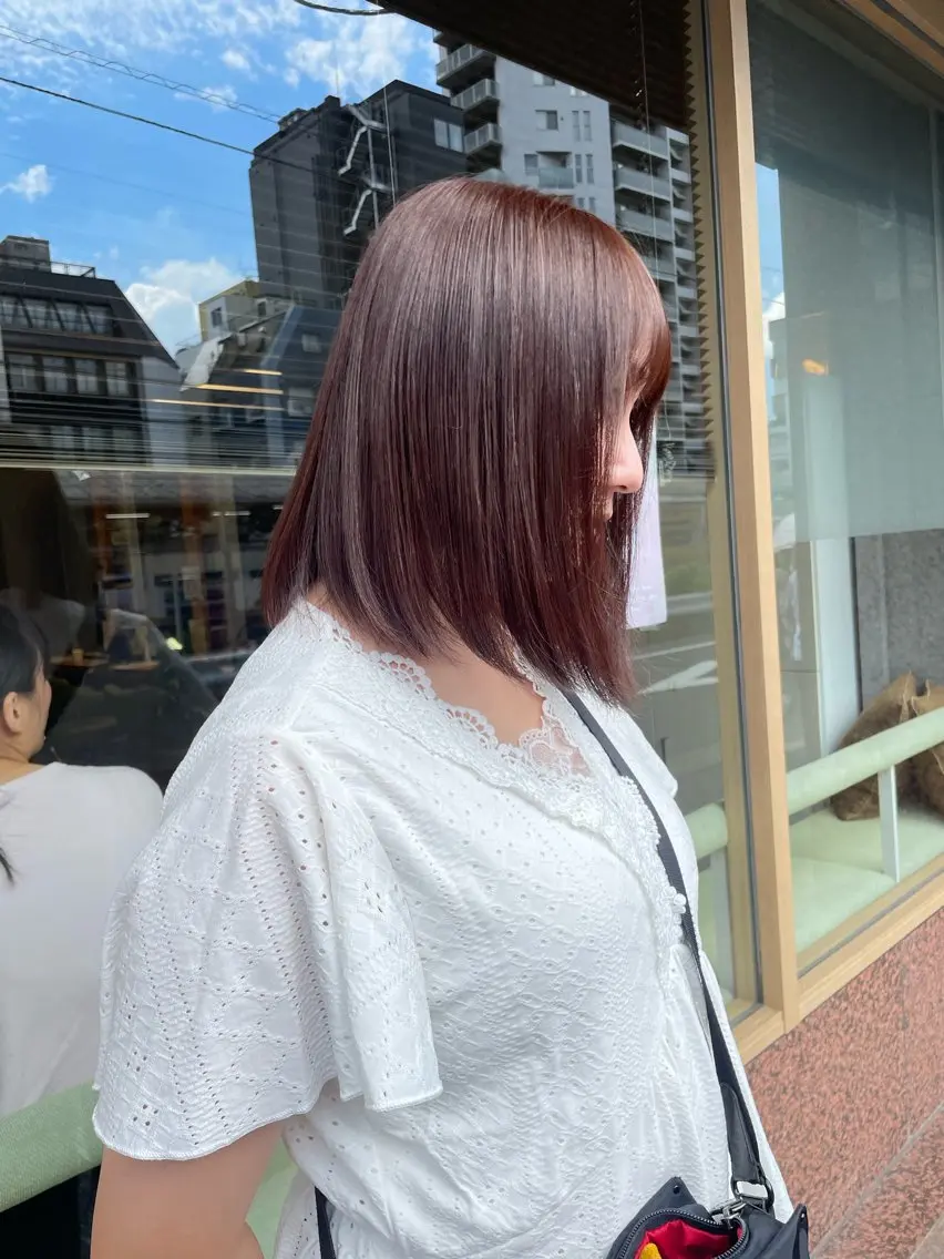 ミディアム カラー ベージュカラー 髪質改善/Bloss om🌷高橋沙衣のヘアスタイル