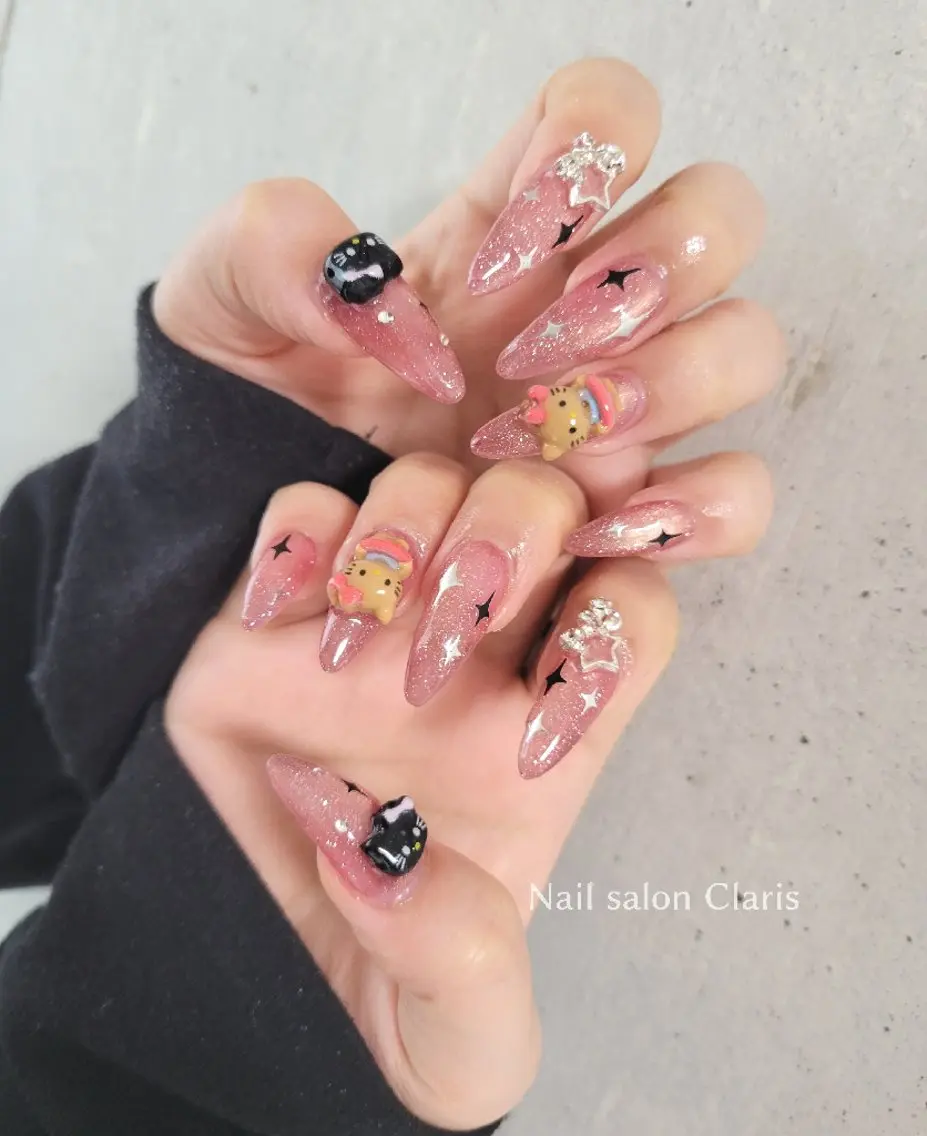 ネイル アートネイル スカルプネイル Nailsalon Clarisのネイルデザイン
