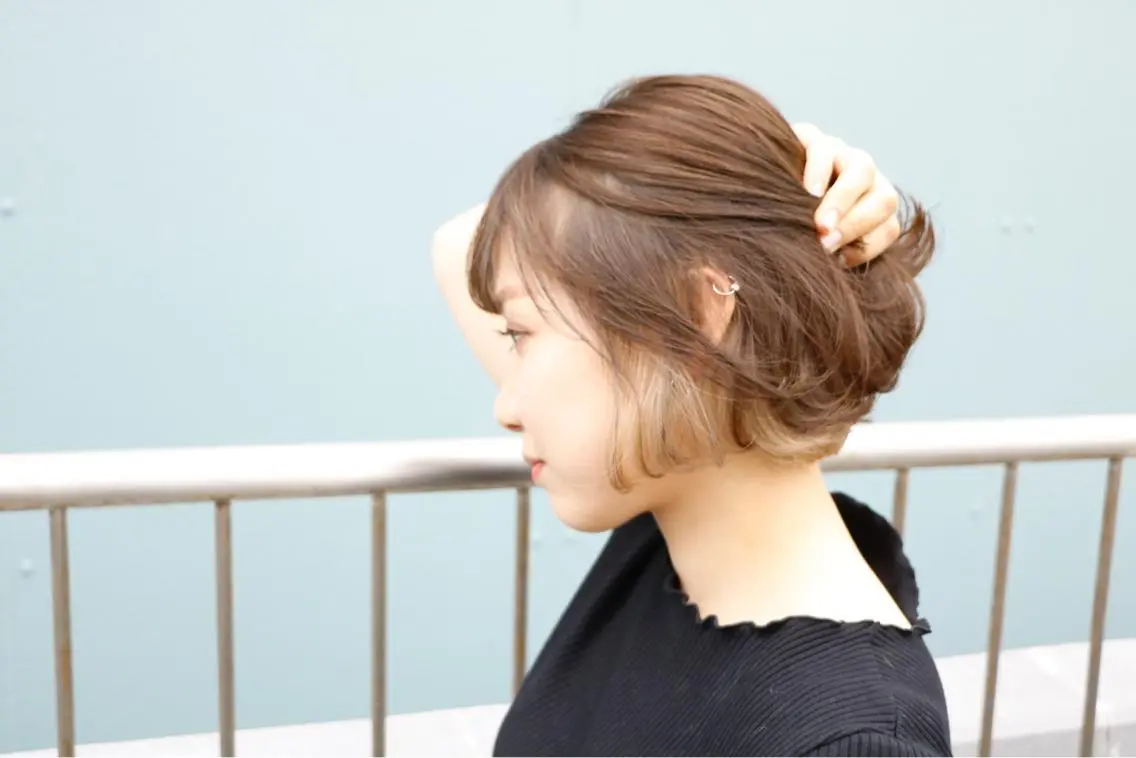 ショート カラー アッシュ アッシュブラウン ベージュカラー ブラウンカラー インナーカラー カット ヘアカラー circus by KENJE 町田店のヘアスタイル