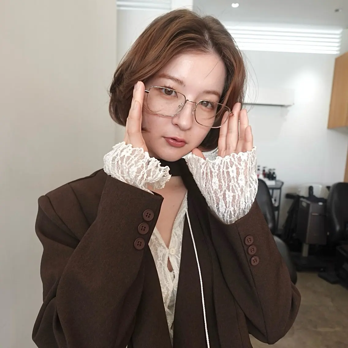 ショート 柔らかbeige /chinari❤︎のヘアスタイル