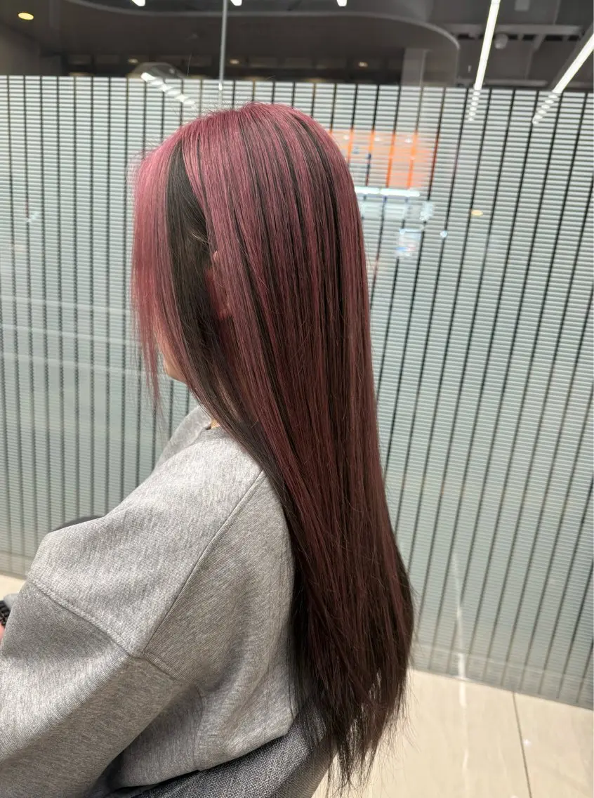 ロング ヘアカラー トリートメント ヘッドスパ ヘアセット 💎艶髪カラー✨ kei／透明感のヘアスタイル