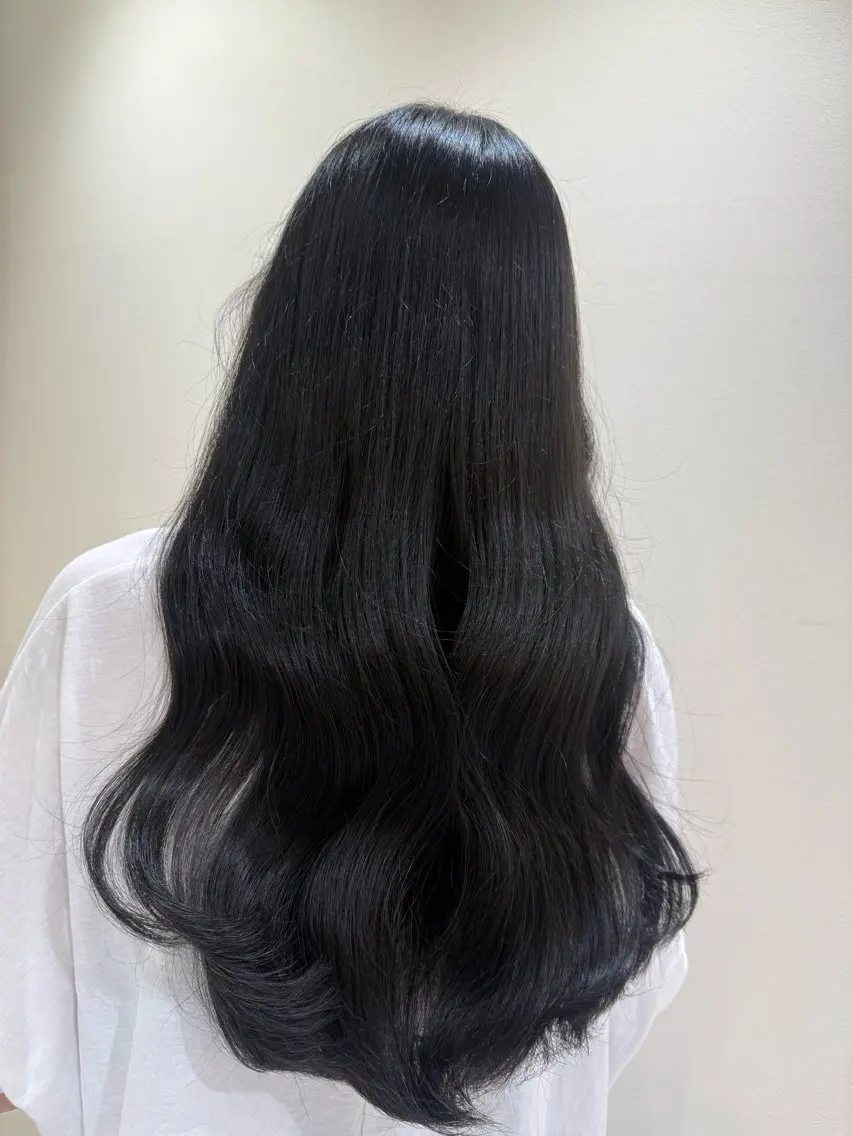 ロング ヘアカラー コハナ🩰🤍／韓国 透明感color🍒のヘアスタイル