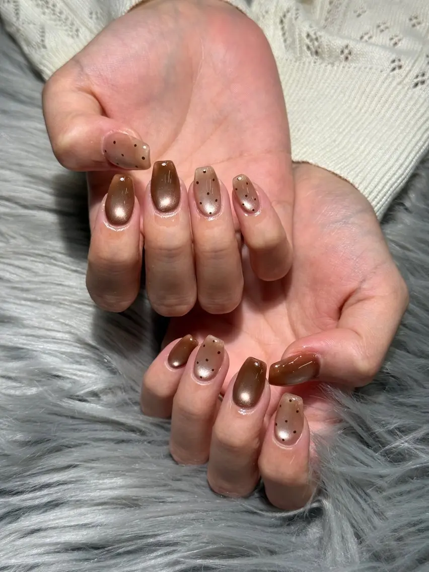 ネイル ハンドネイル Momoka 🍑🎀のネイルデザイン