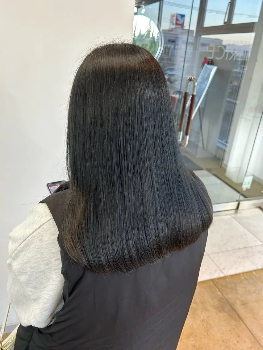 🌼 【最新薬剤】カット+質感再整カラー&4ステップトリートリートメントの写真