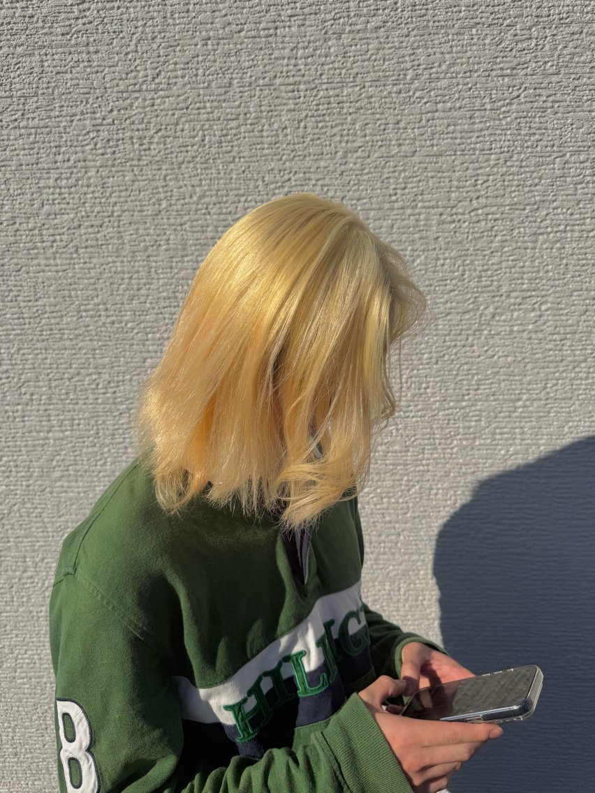 メンズ メンズブリーチ カット ヘアカラー 小林 優斗のヘアスタイル