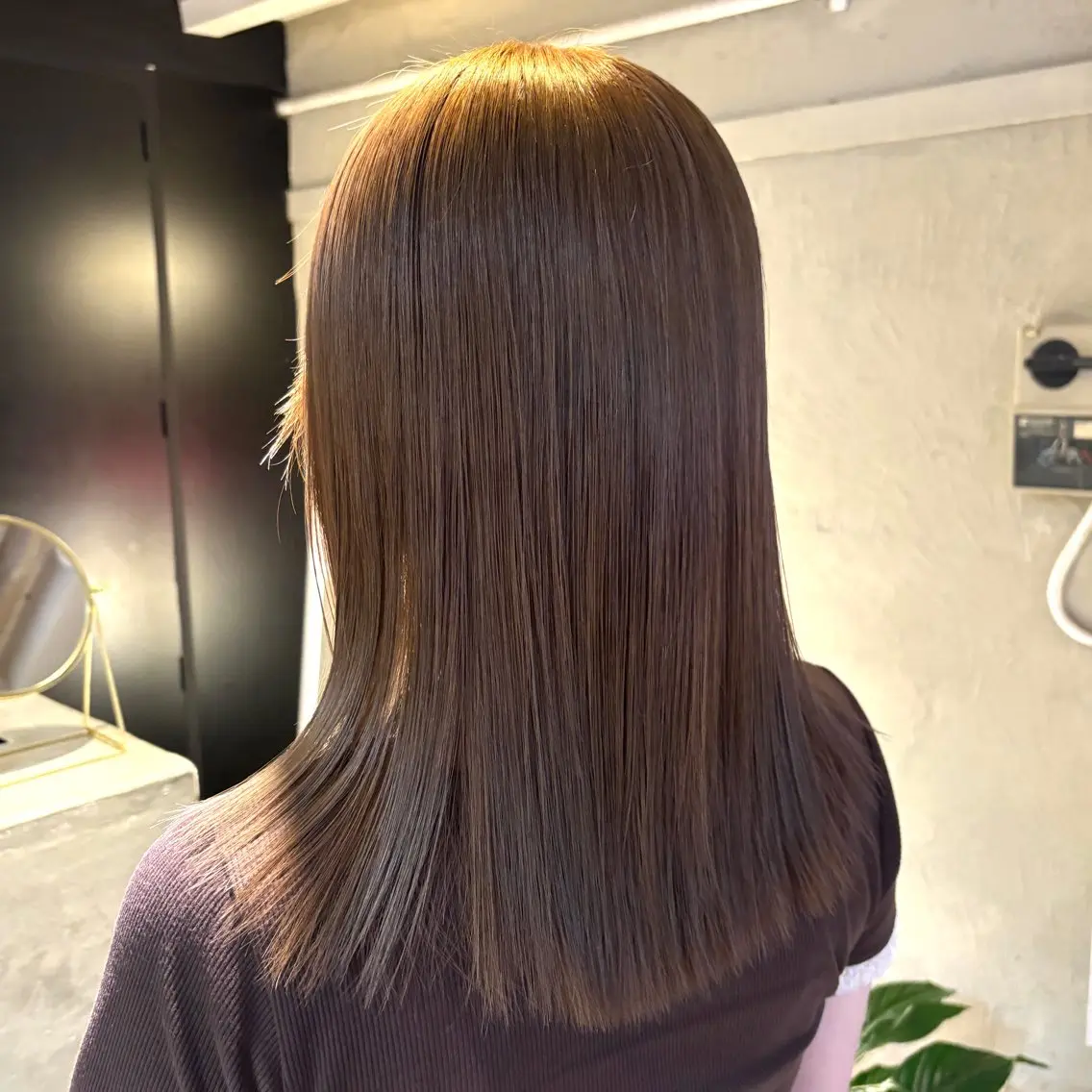 セミロング カラー ヘアカラー トリートメント ヘアセット 🫧ハイトーン×艶 カラー🫧 Rionのヘアスタイル
