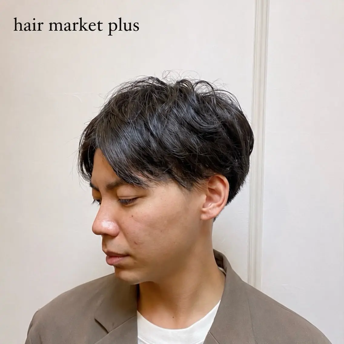ショート パーマ メンズ メンズパーマ 学生（メンズ向け） 学生 カット パーマ nakata miのヘアスタイル