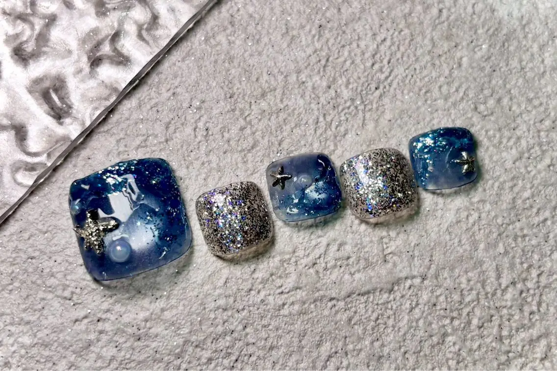 ネイル フットネイル nail salon quartettoのネイルデザイン