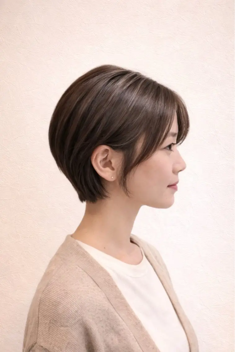 ショート ショートヘア カット 白崎 龍神のヘアスタイル
