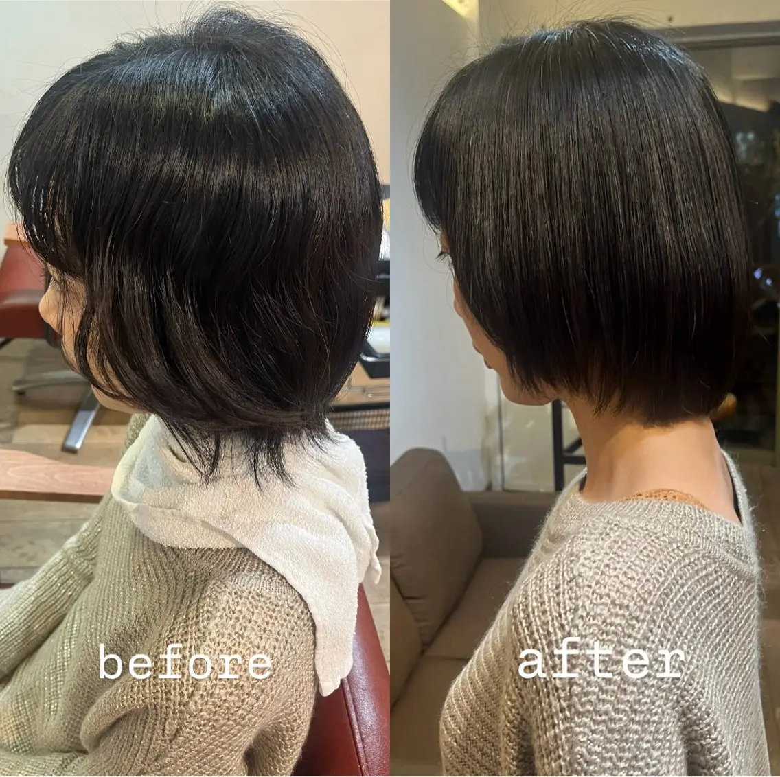 縮毛矯正 くろたき まほのヘアスタイル