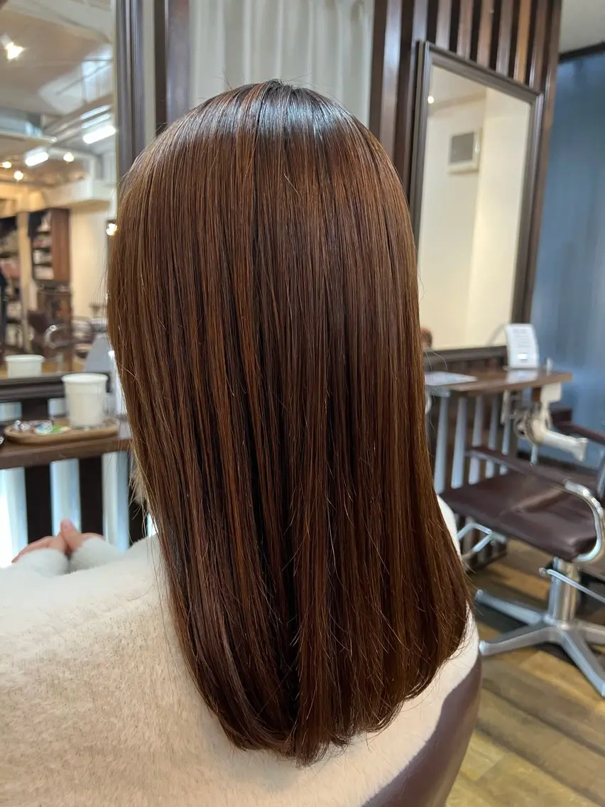 ミディアム 大西 七海のヘアスタイル