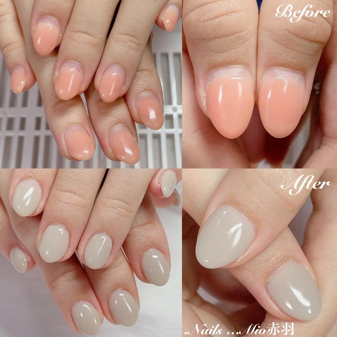 ネイル ワンカラーネイル .Nails Mio 赤羽西ネイルサロンのネイルデザイン