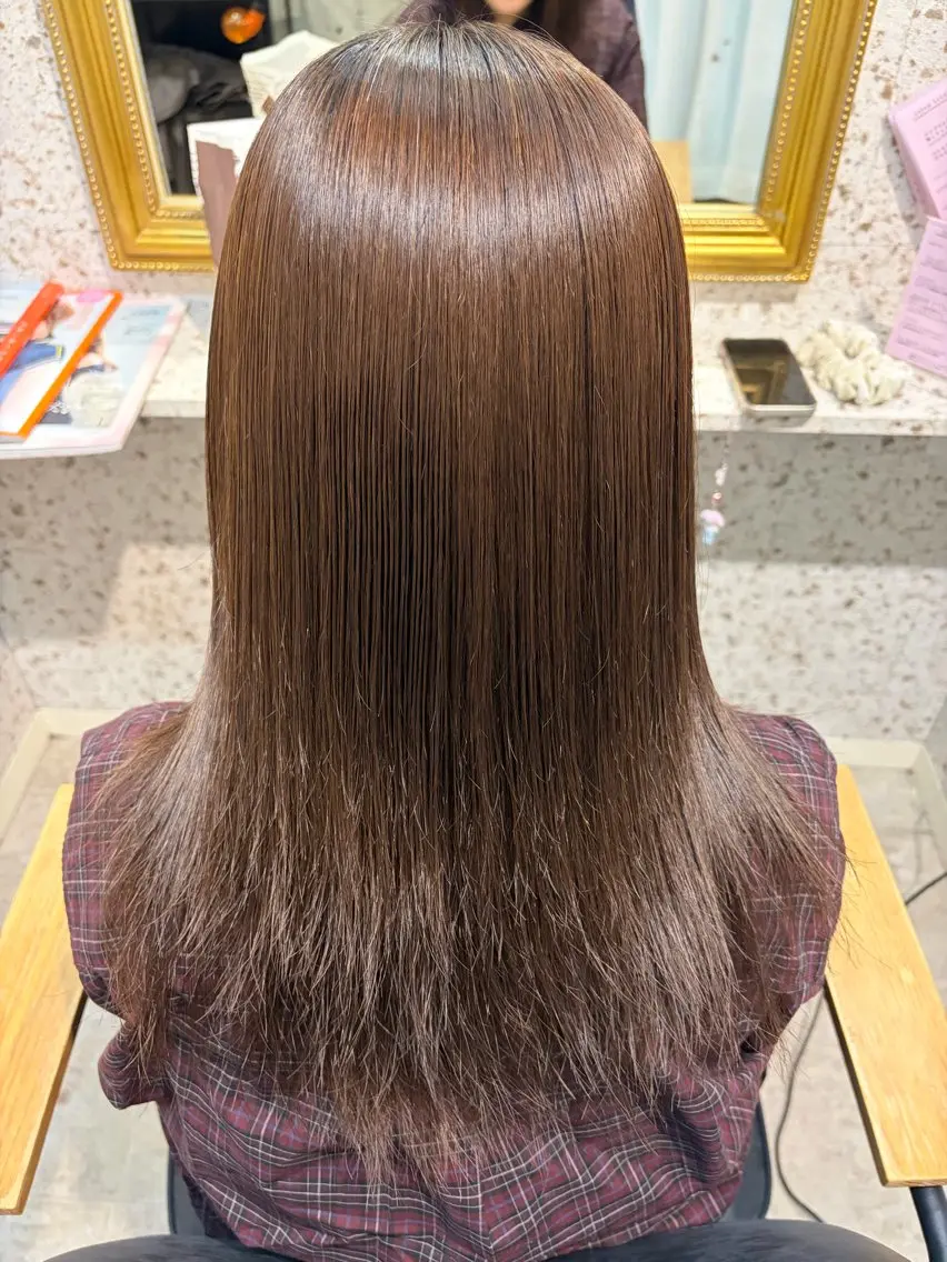 セミロング 縮毛矯正 [lani ] konatsuのヘアスタイル