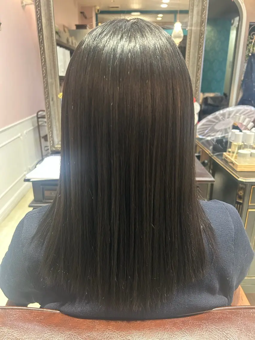 カラー 透明感カラー yuzuna♩のヘアスタイル