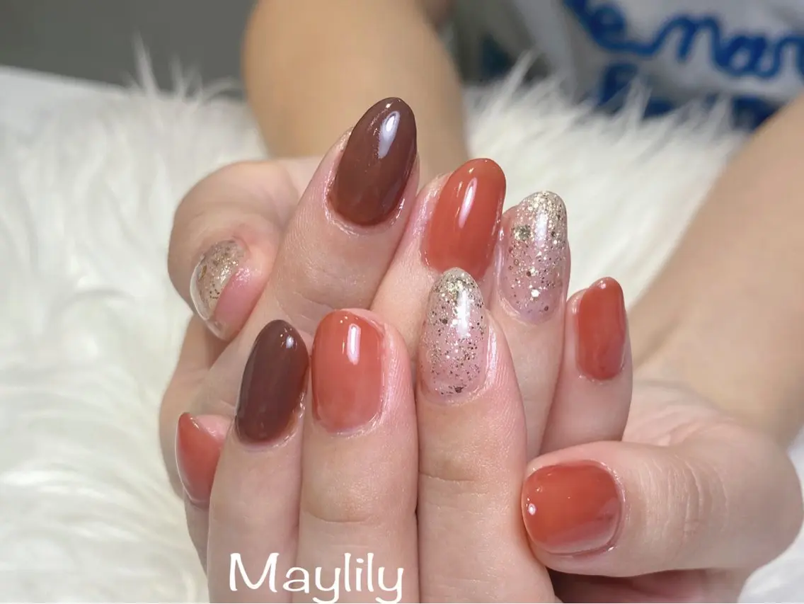 ネイル ワンカラーネイル ハンドネイル Nail salon Maylilyのネイルデザイン