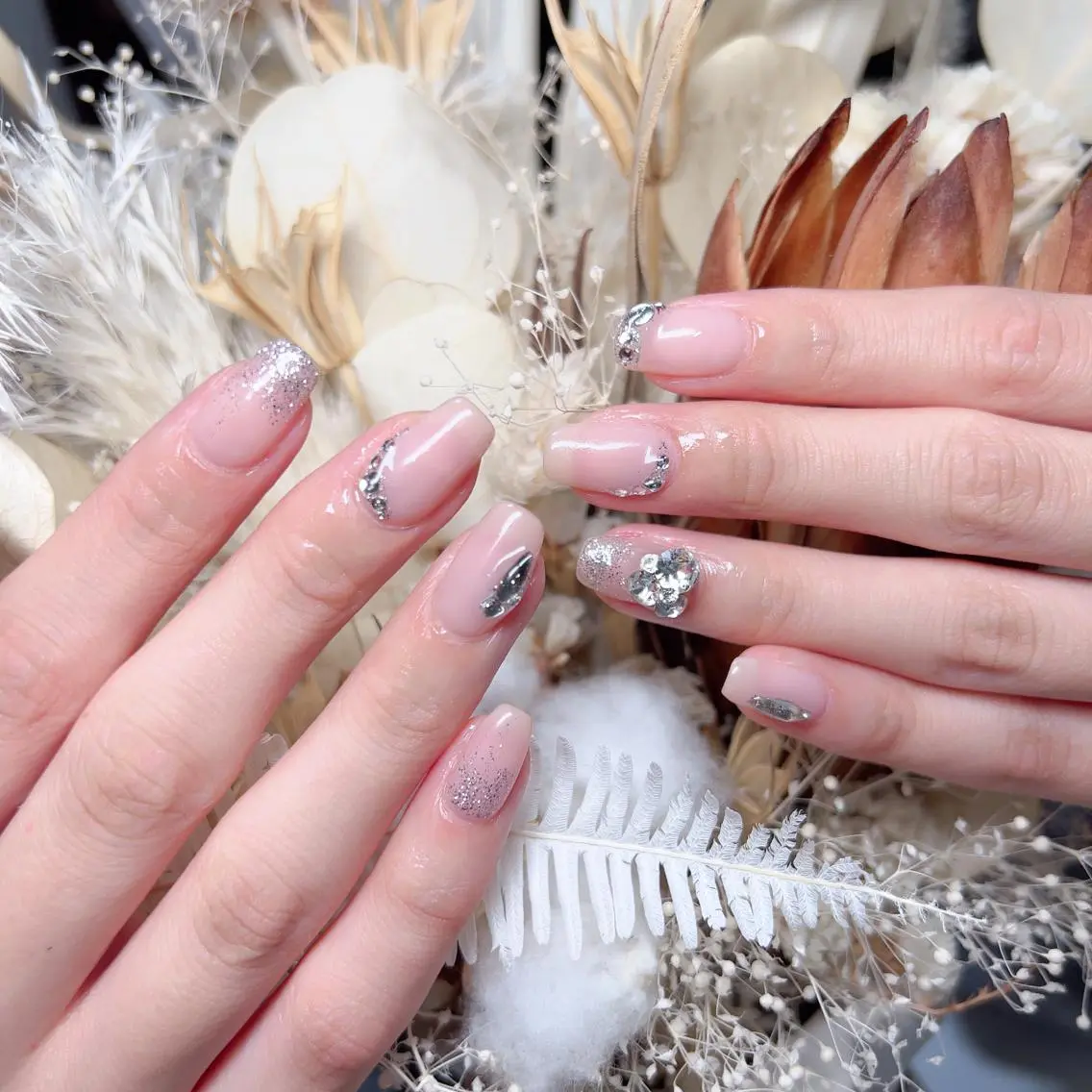 ネイル ハンドネイル M 🌷Nail 長さだし専門店のネイルデザイン