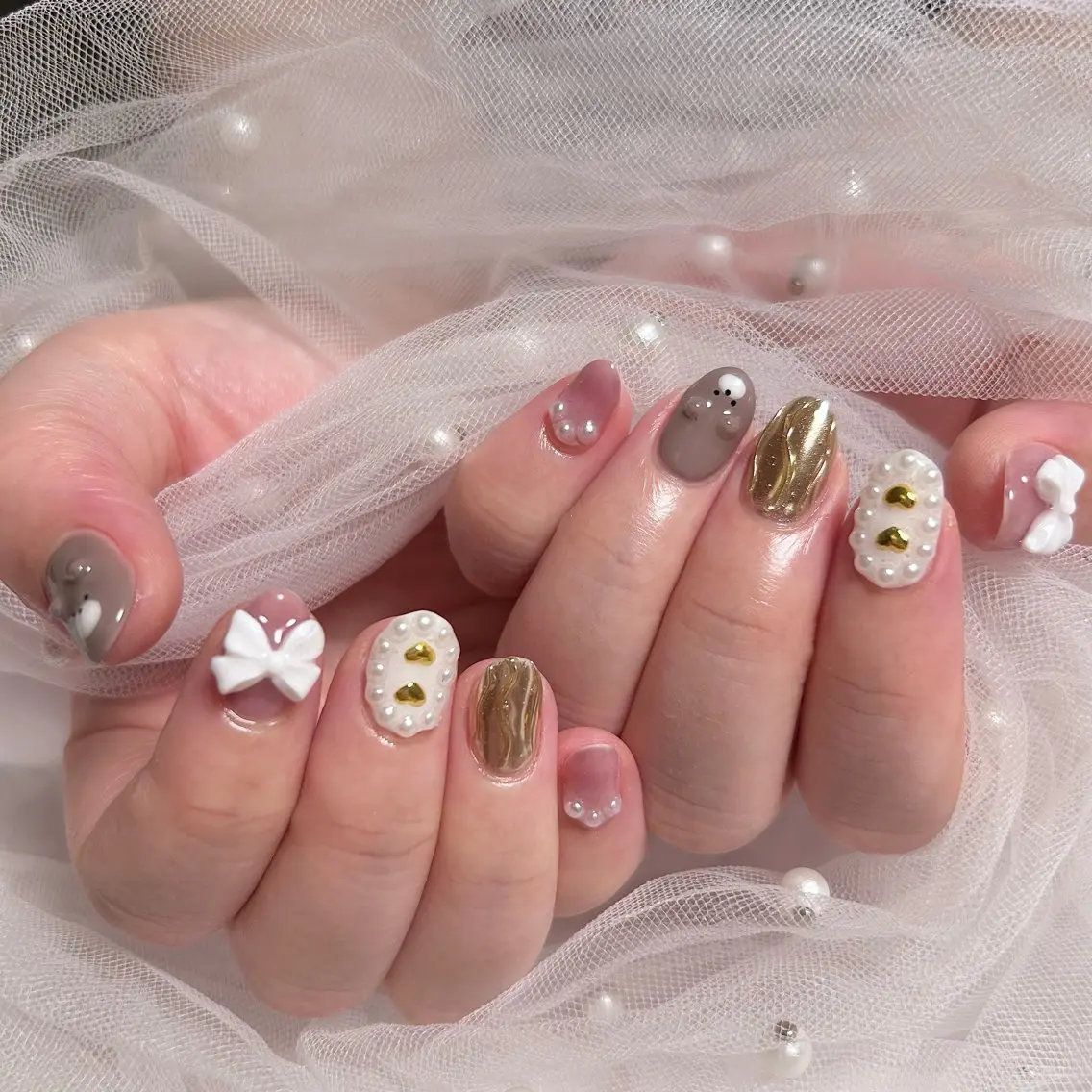 ショート ハンドネイル Imi Nail 🫧🎀hirokaのネイルデザイン