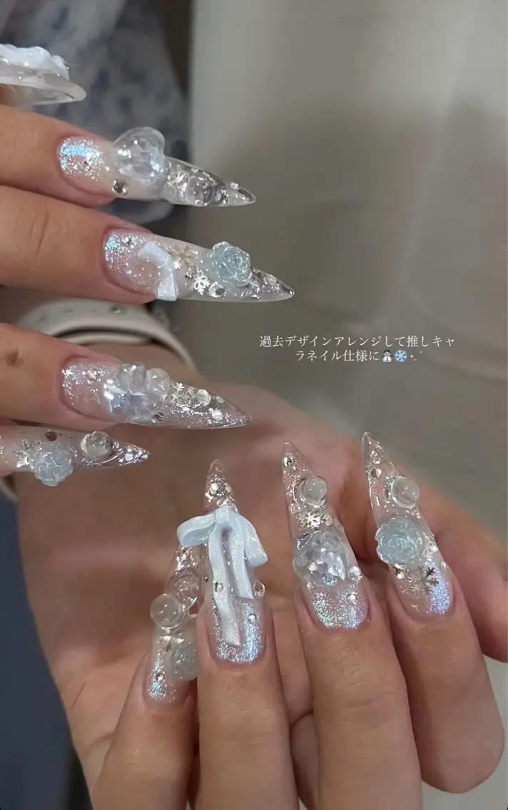 ネイル フットネイル フレンチネイル ジェルネイル マグネットネイル 持ち込み ハンドネイル Ribbonnail salonのネイルデザイン
