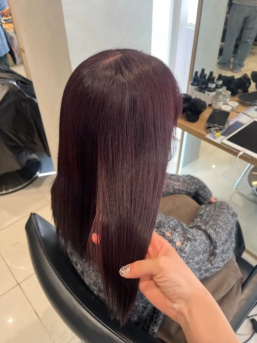 セミロング カット ヘアカラー トリートメント stylist ◎RUKI.のヘアスタイル