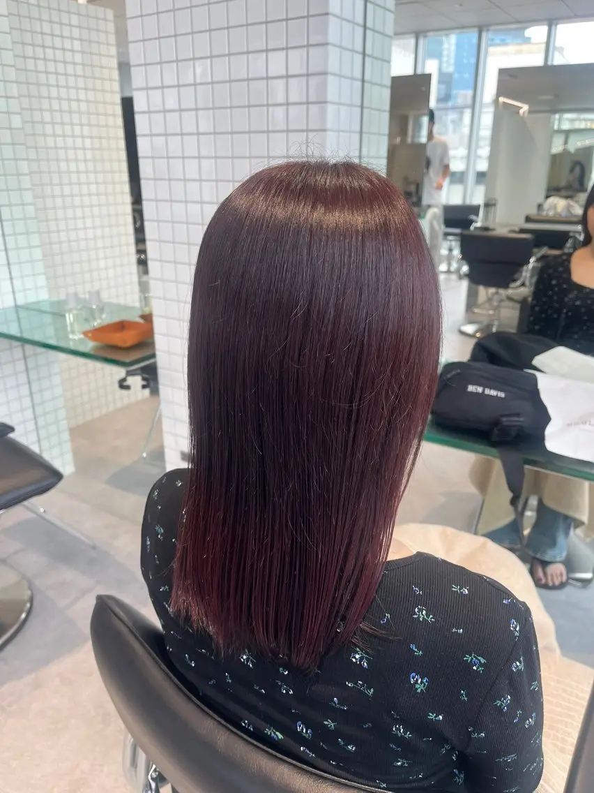 カラー 🦋‪ ひなのヘアスタイル