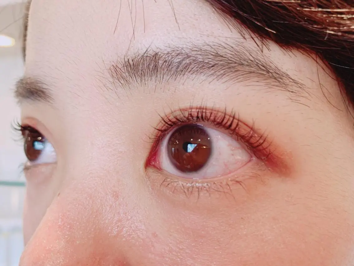 マツエク・マツパ ケラチンラッシュリフト まつげパーマ 一重×まつ毛パーマ マツパ eyelash b-worksのマツエク・マツパデザイン