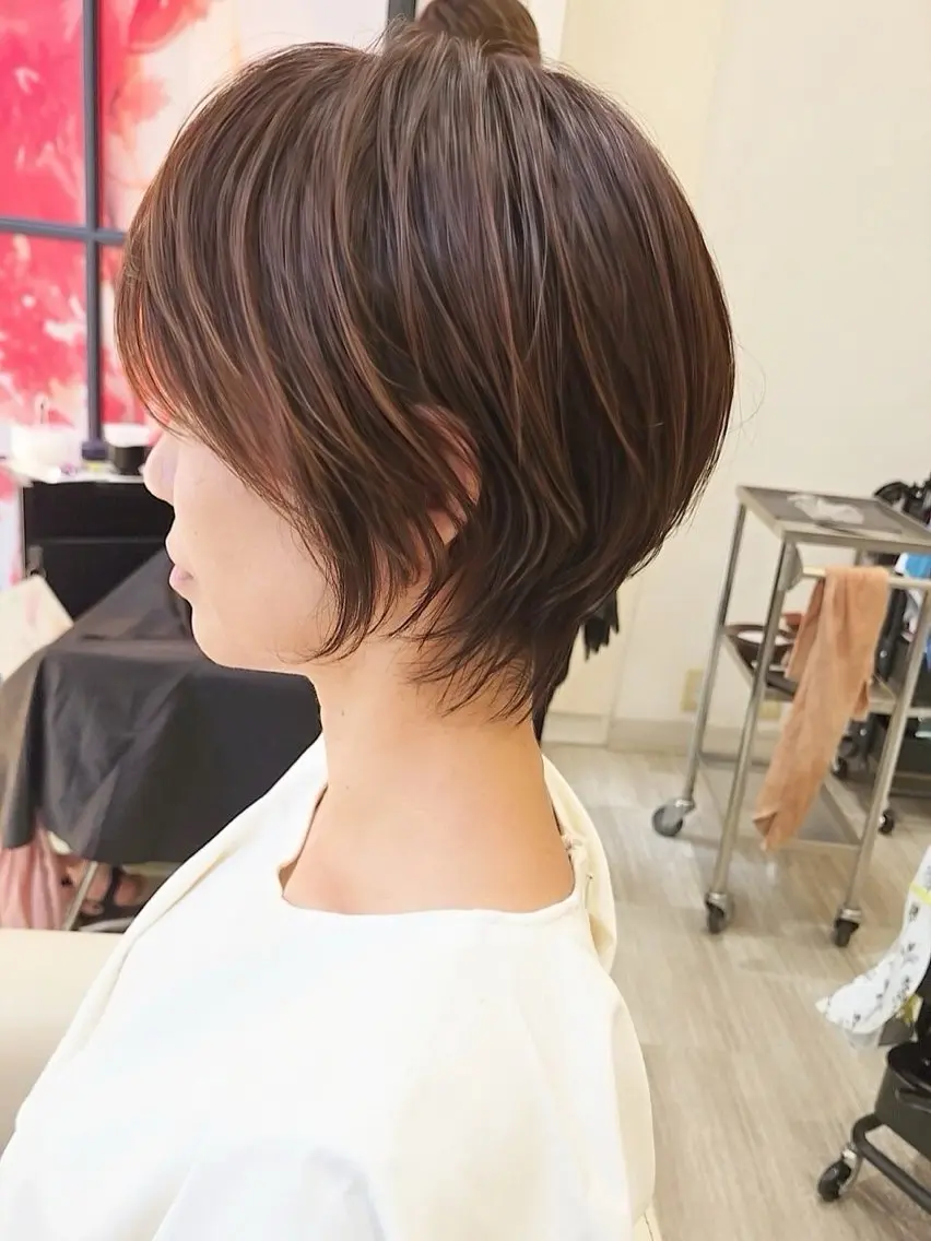 ショート ショートヘア WiLL 阪急茨木店のヘアスタイル