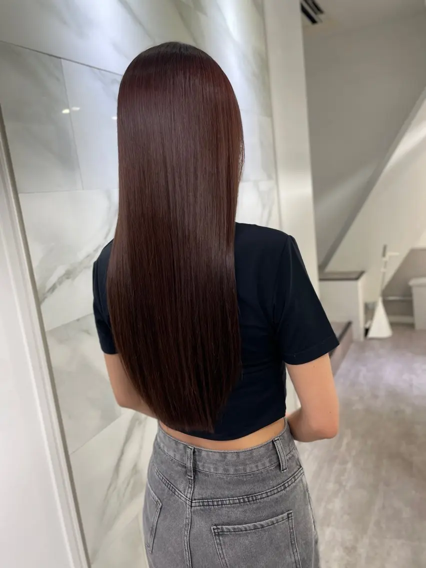ロング ヘアカラー 🖱️透明感カラー ×髪質改善Rikyuのヘアスタイル