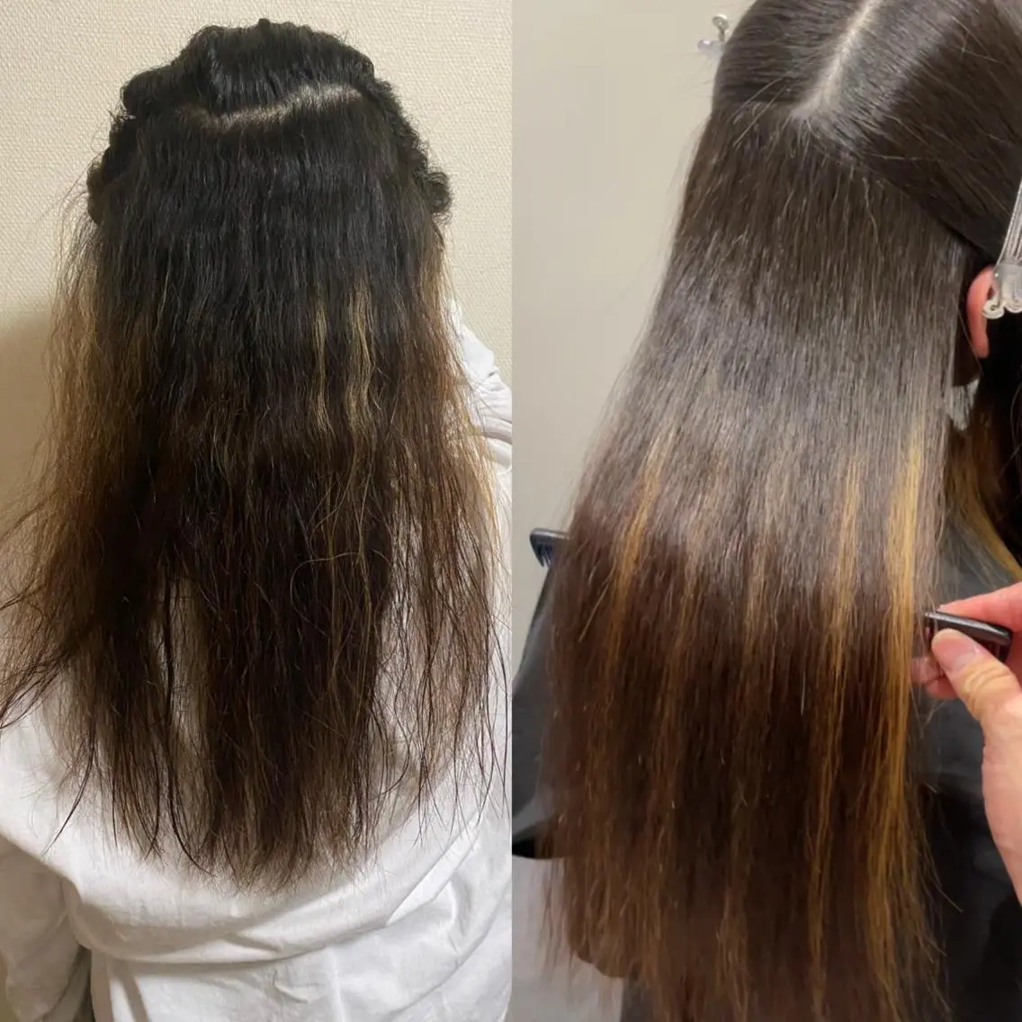 ロング カラー 🌈本物の髪質改善 森田涼平のヘアスタイル