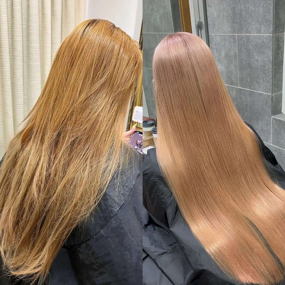 ロング 縮毛矯正 縮毛矯正 トリートメント 透明感カラー/ ダブルカラー/あすまのヘアスタイル