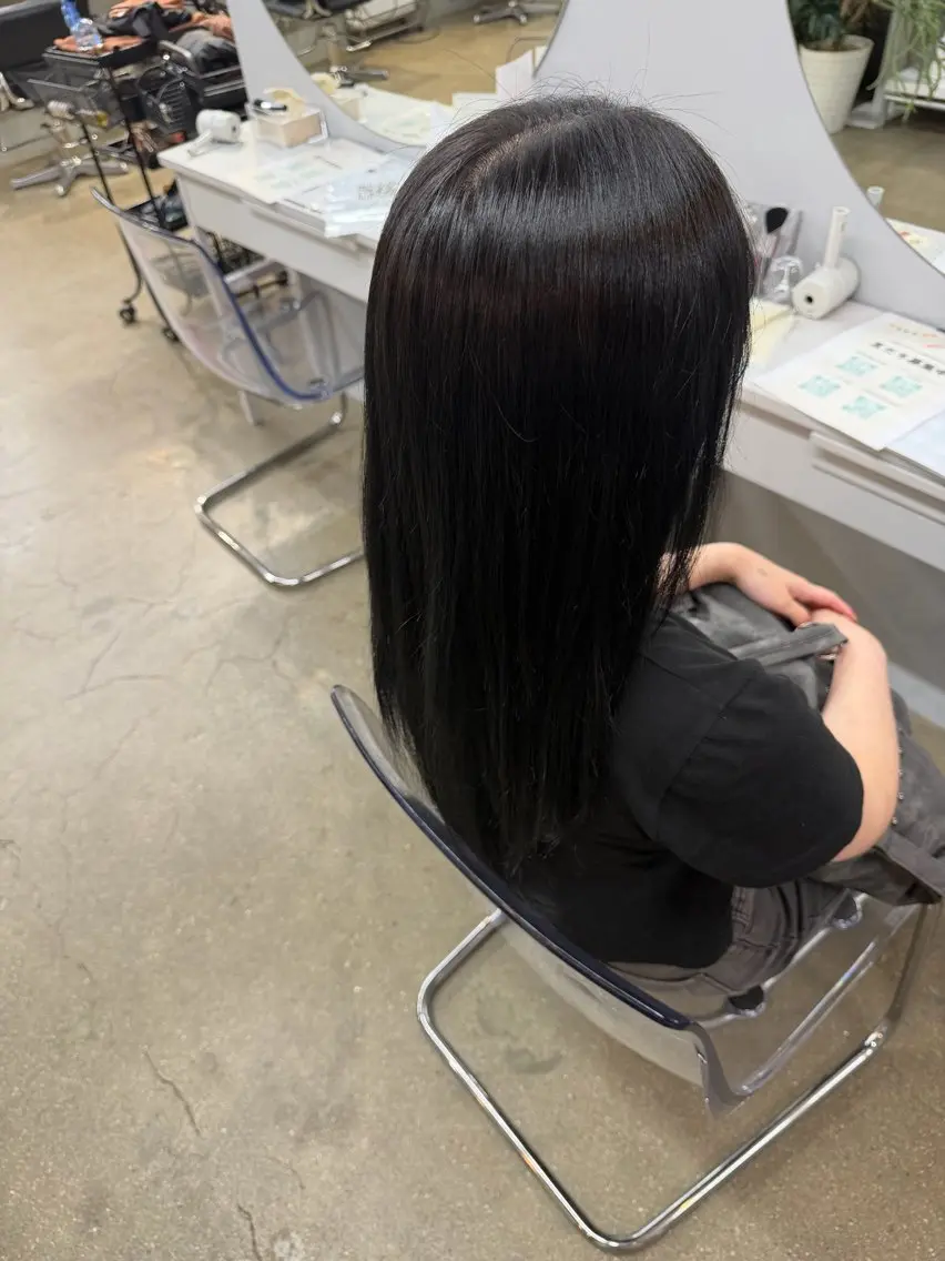 ロング カラー ソエジマ ミノリのヘアスタイル