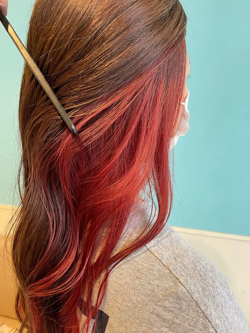 ロング カット ヘアカラー トリートメント 日置 大智のヘアスタイル