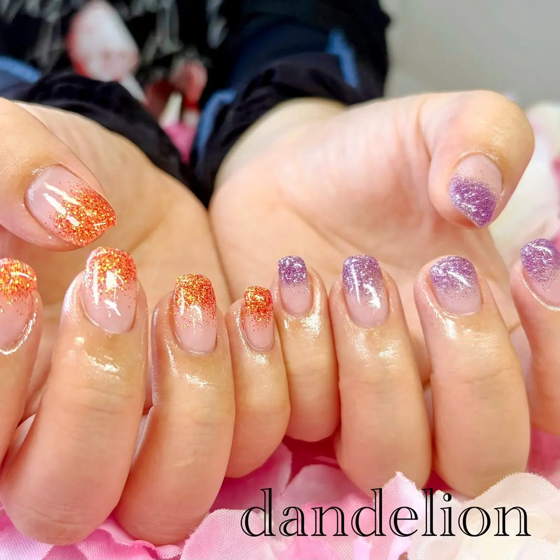 ネイル ハンドネイル ハンドケア dandelion ダンデライオンのネイルデザイン