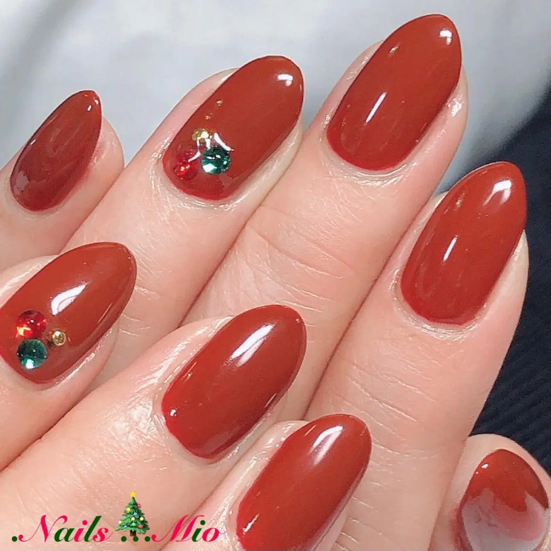 ネイル 冬ネイル クリスマス .Nails Mio 赤羽西ネイルサロンのネイルデザイン