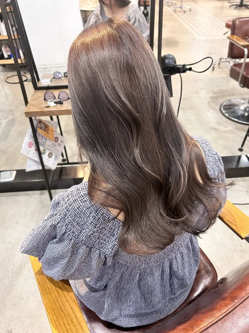ロング nina🍀髪質改善 透明感カラー/梅田のヘアスタイル