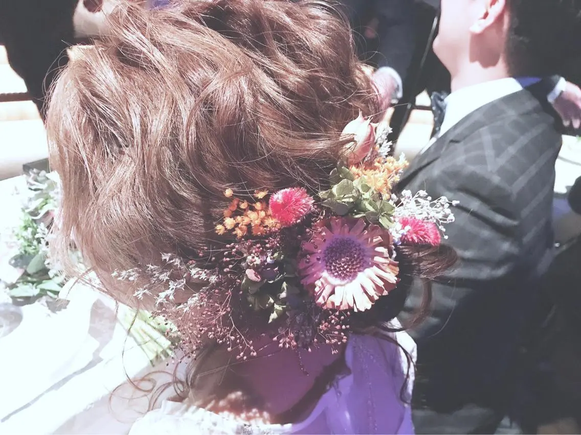 ヘアアレンジ ヘアセット 井上 美奈子のヘアスタイル