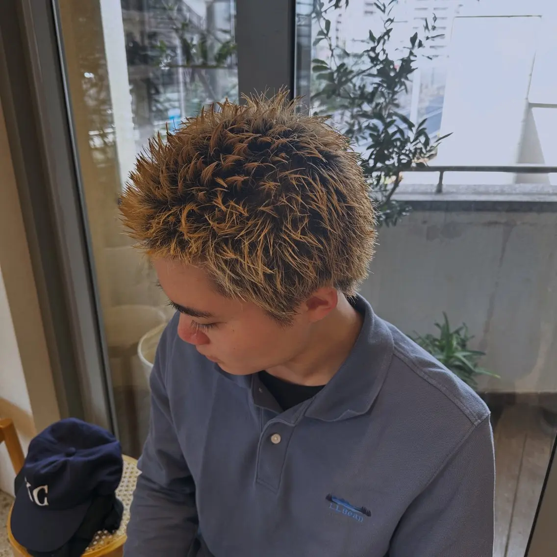 カラー メンズ カット ヘアカラー ハマベ イクト FLORENのヘアスタイル