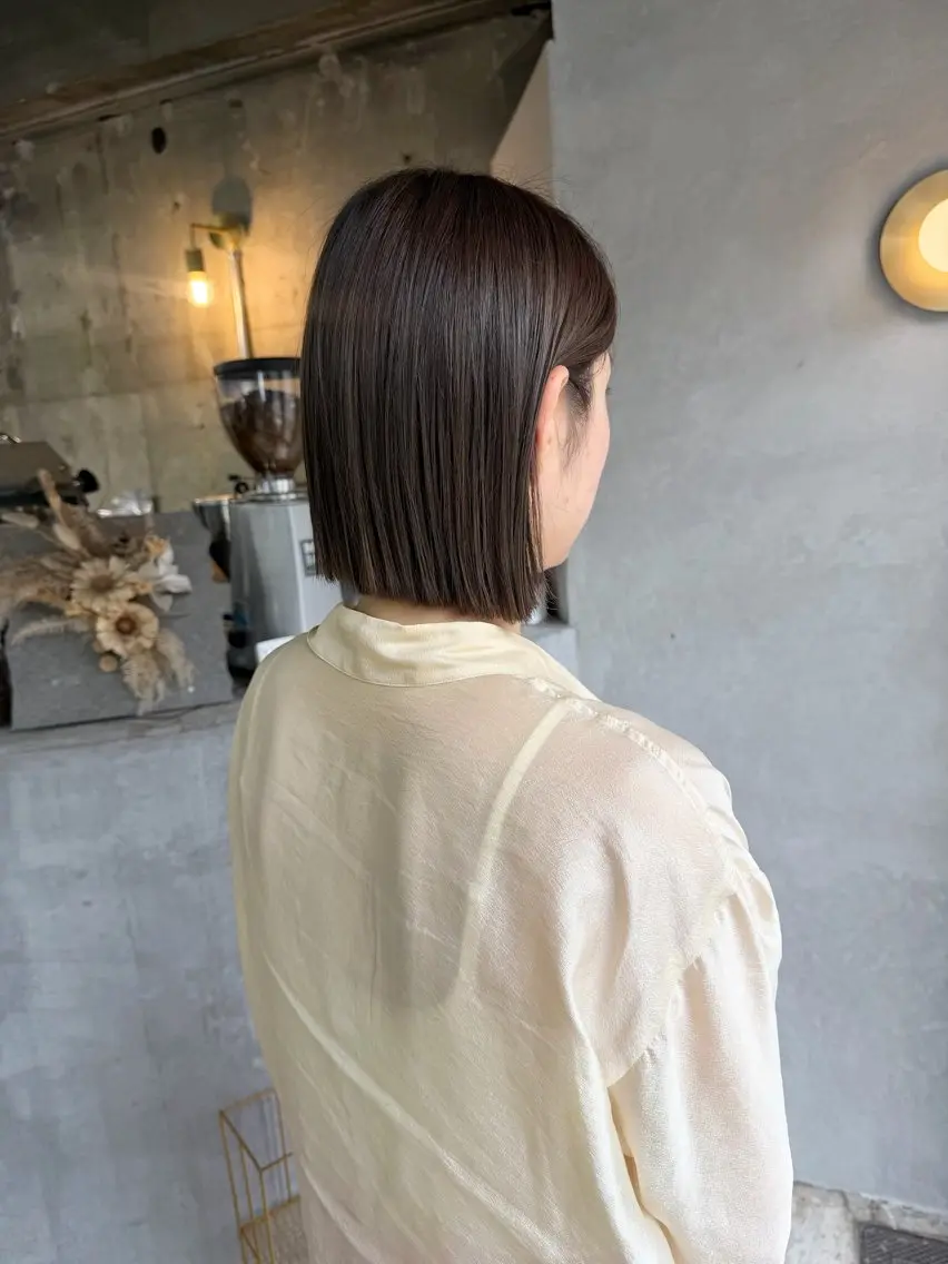 ショート カラー ボブ カット ヘアカラー トリートメント ボブ支持率NO1 🌈CHIKAのヘアスタイル