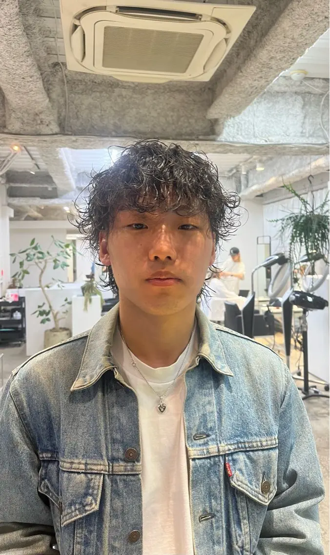 パーマ メンズ メンズパーマ 波巻きパーマ カット パーマ ANY/メンズ特化/ シバヤ ユウキのヘアスタイル