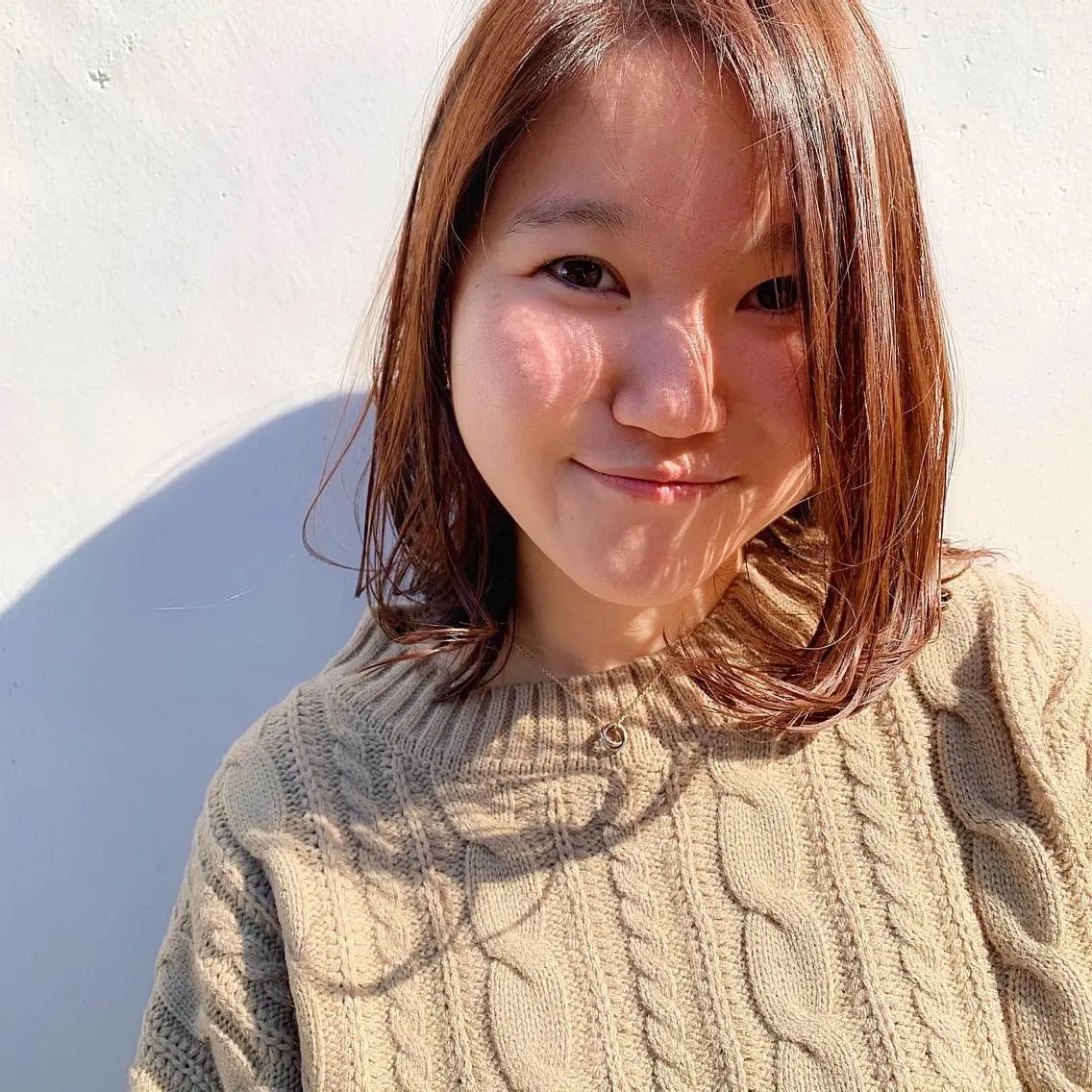 ミディアム カラー 中川 竜誠のヘアスタイル