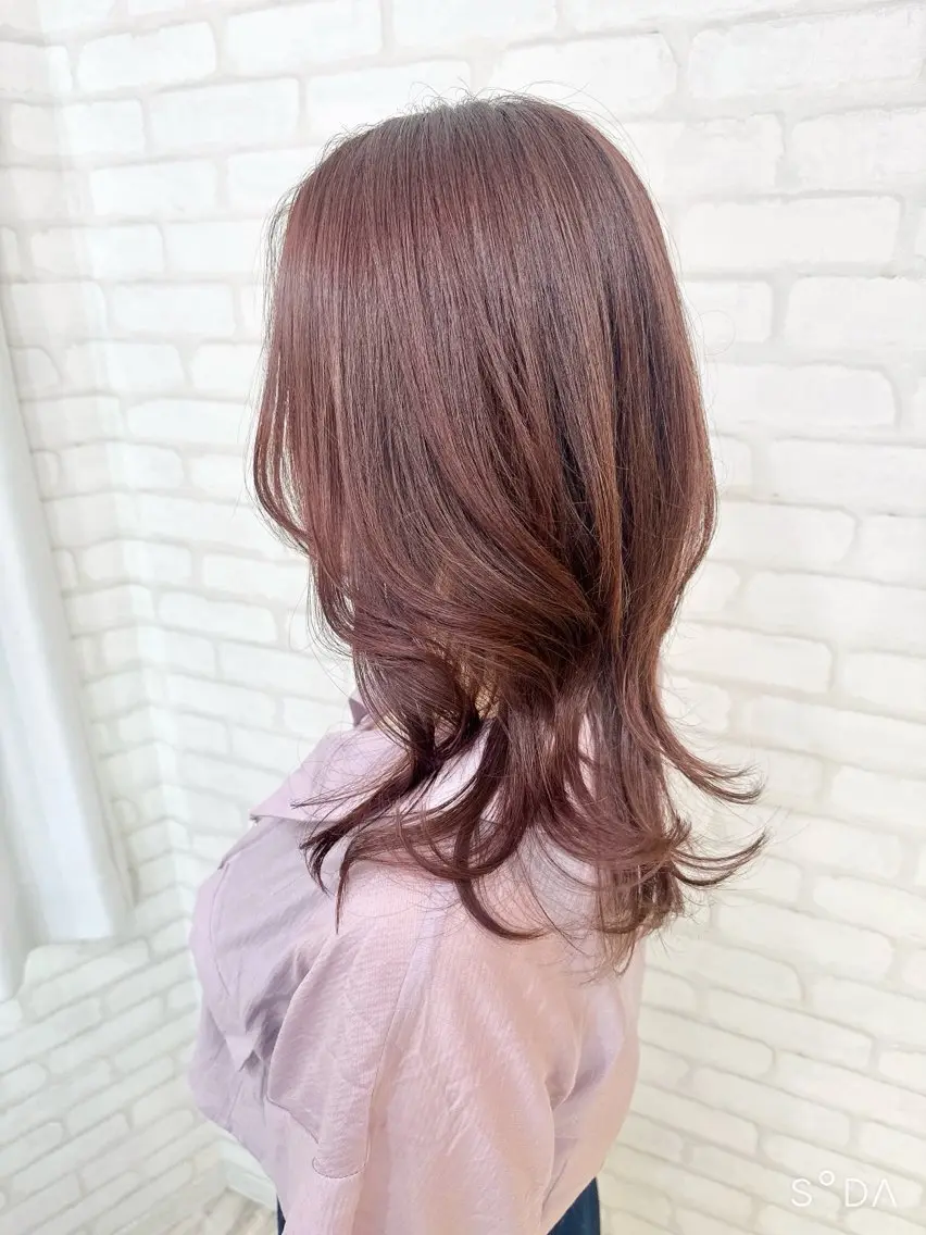 ミディアム アビリタ 警固のヘアスタイル