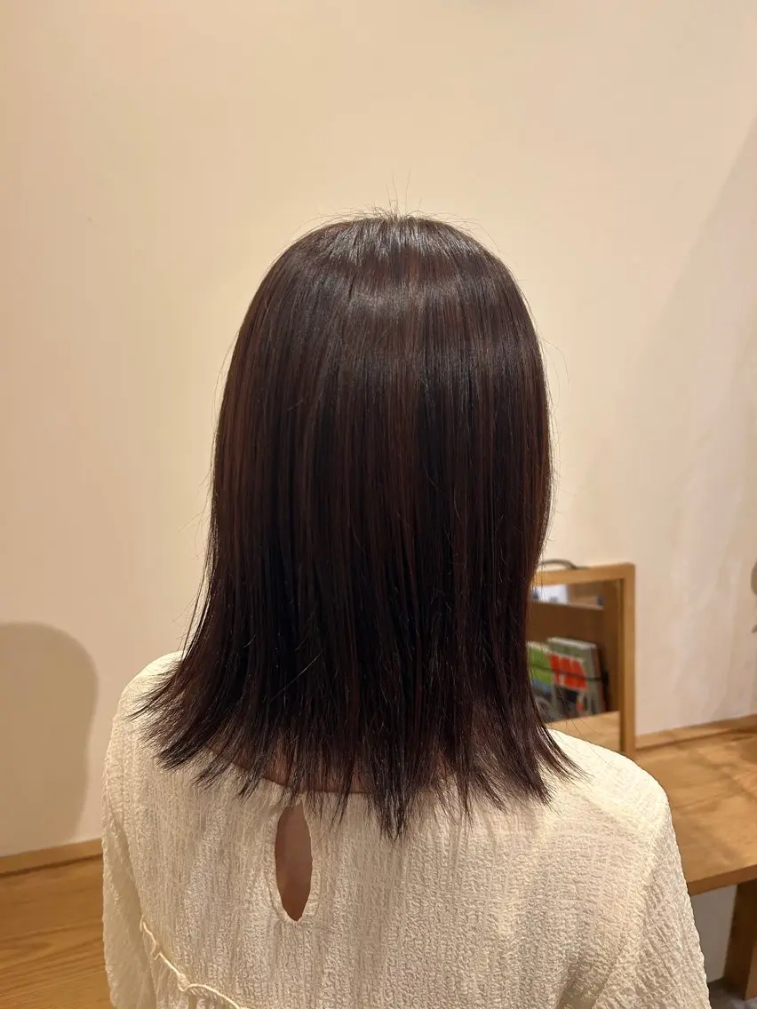 ミディアム カラー 🤍江坂 ハヤシアヤナ🤍のヘアスタイル