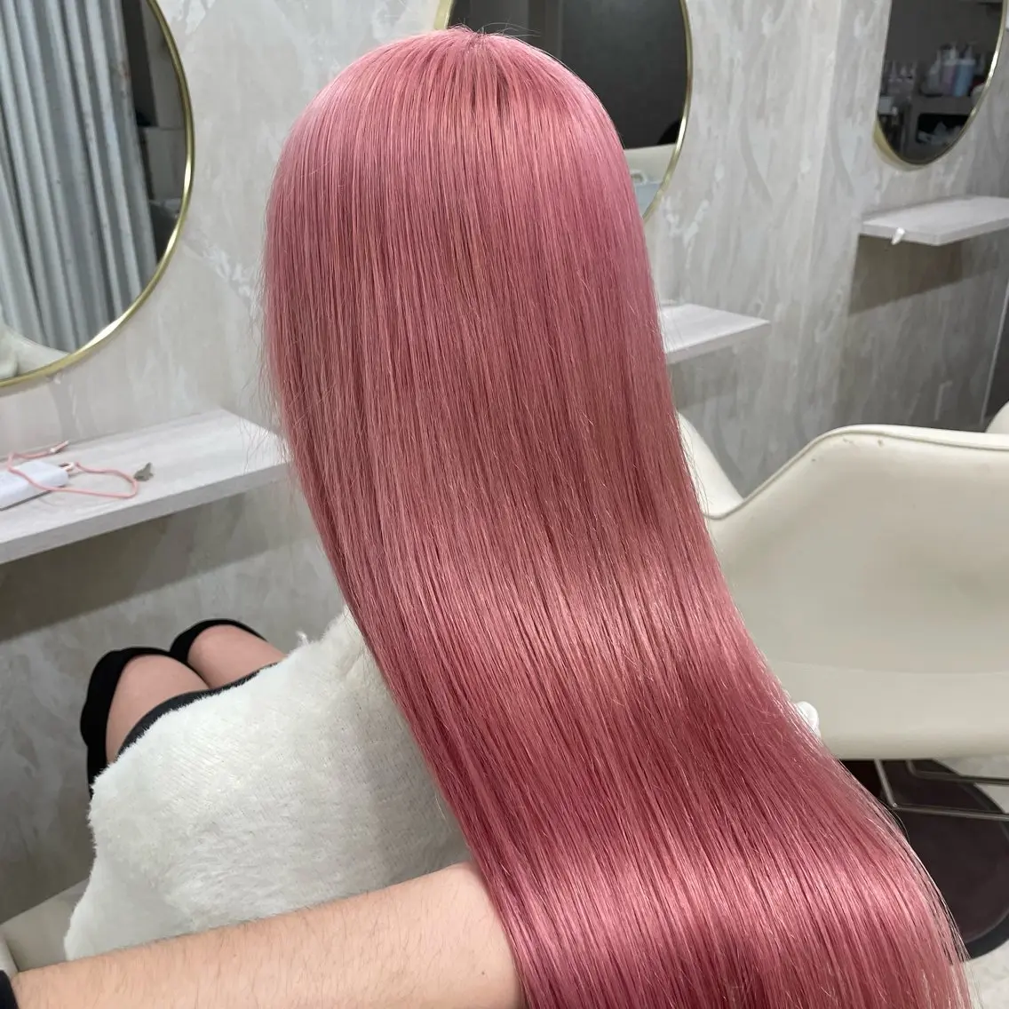 ロング カット ヘアカラー トリートメント 🌟ハイトーン/ボブ /RYOJU🌟のヘアスタイル