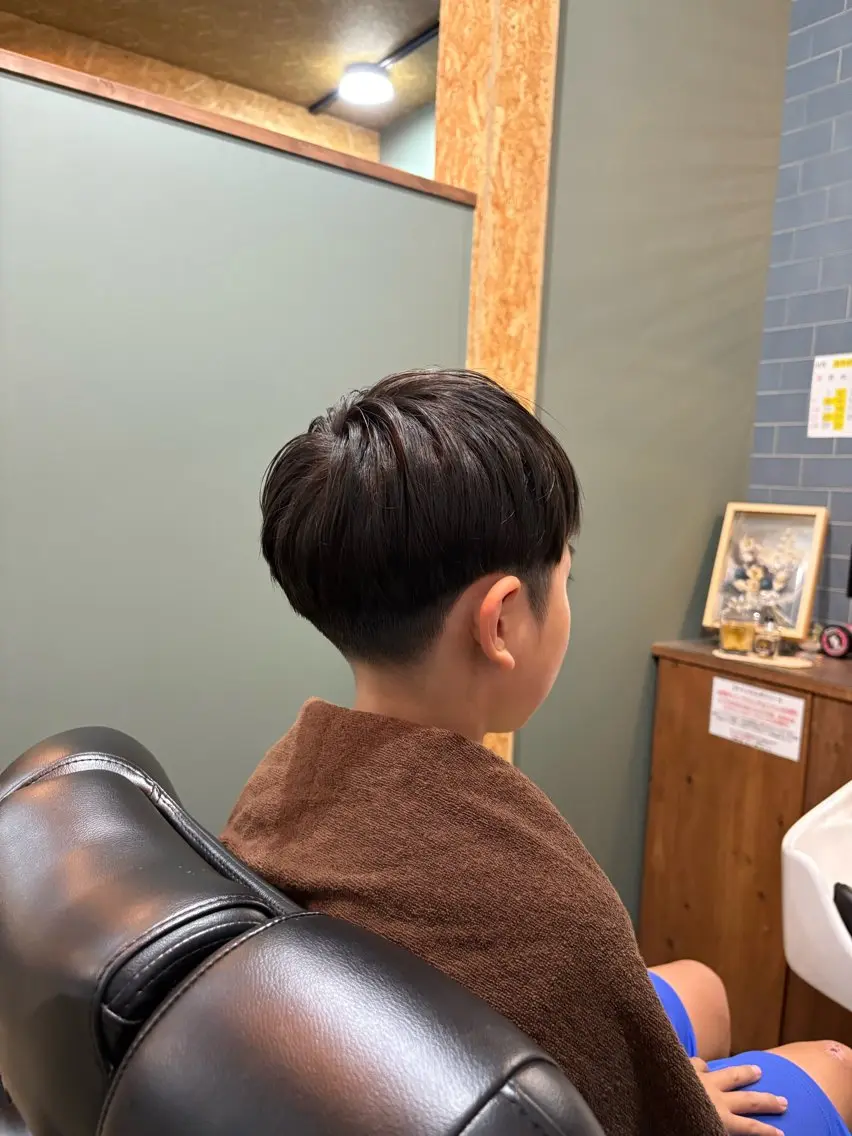 ショート メンズ キッズ 木名瀬 海星のヘアスタイル