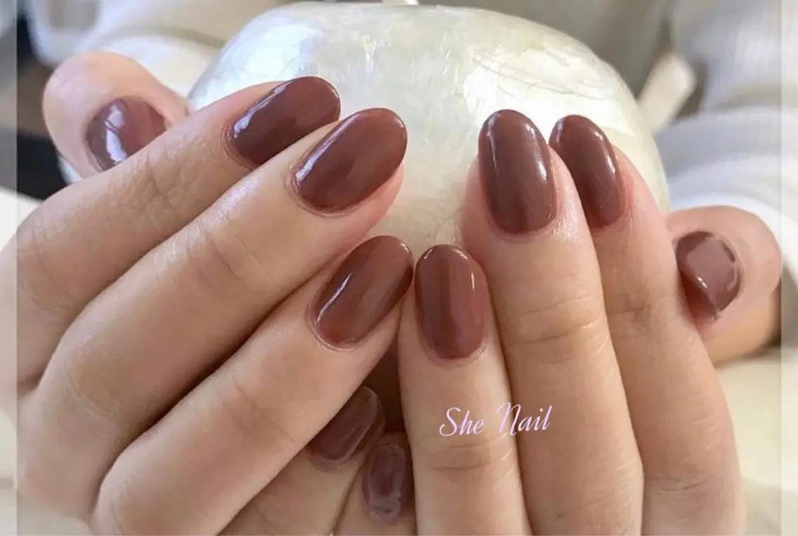 ネイル ワンカラーネイル ハンドネイル ISA_ BELLAのネイルデザイン