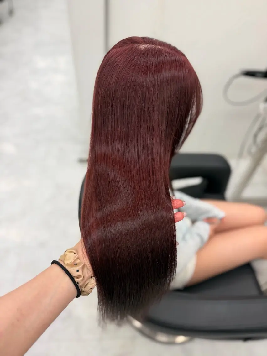 ロング カラー ヘアアレンジ ヘアカラー トリートメント ヘアセット 透明感カラー🎀艶髪 Anju/渋谷🎀のヘアスタイル