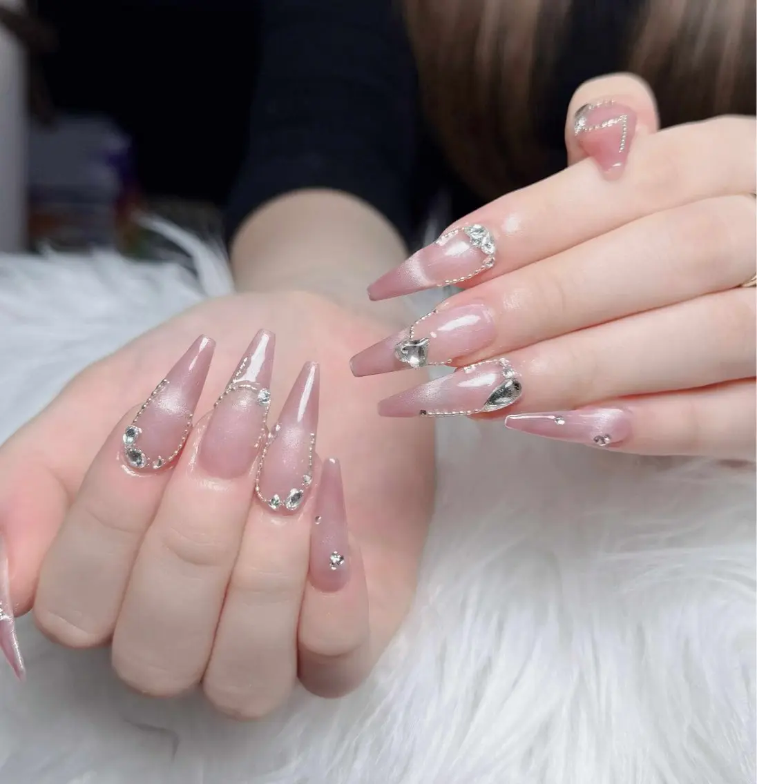 ネイル アートネイル 韓国ネイル 持ち込み ワンホンネイル ハンドネイル Lenie Nail Salonのネイルデザイン