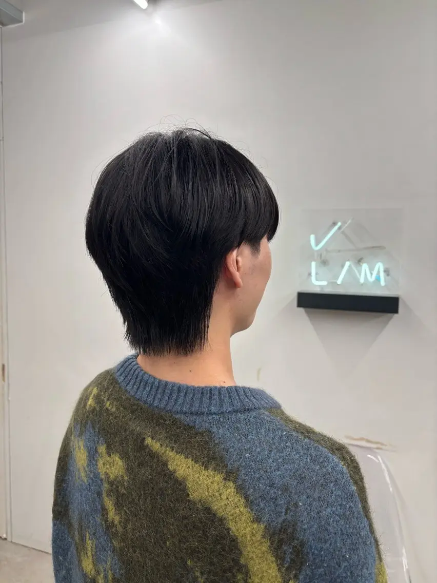 ショート メンズ メンズウルフカット ウルフカット カネコ ノノカ/髪質改善のヘアスタイル