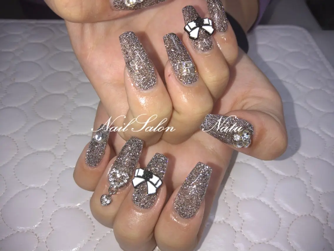 ネイル 長さ出し フラッシュネイル nailsalon Natuのネイルデザイン