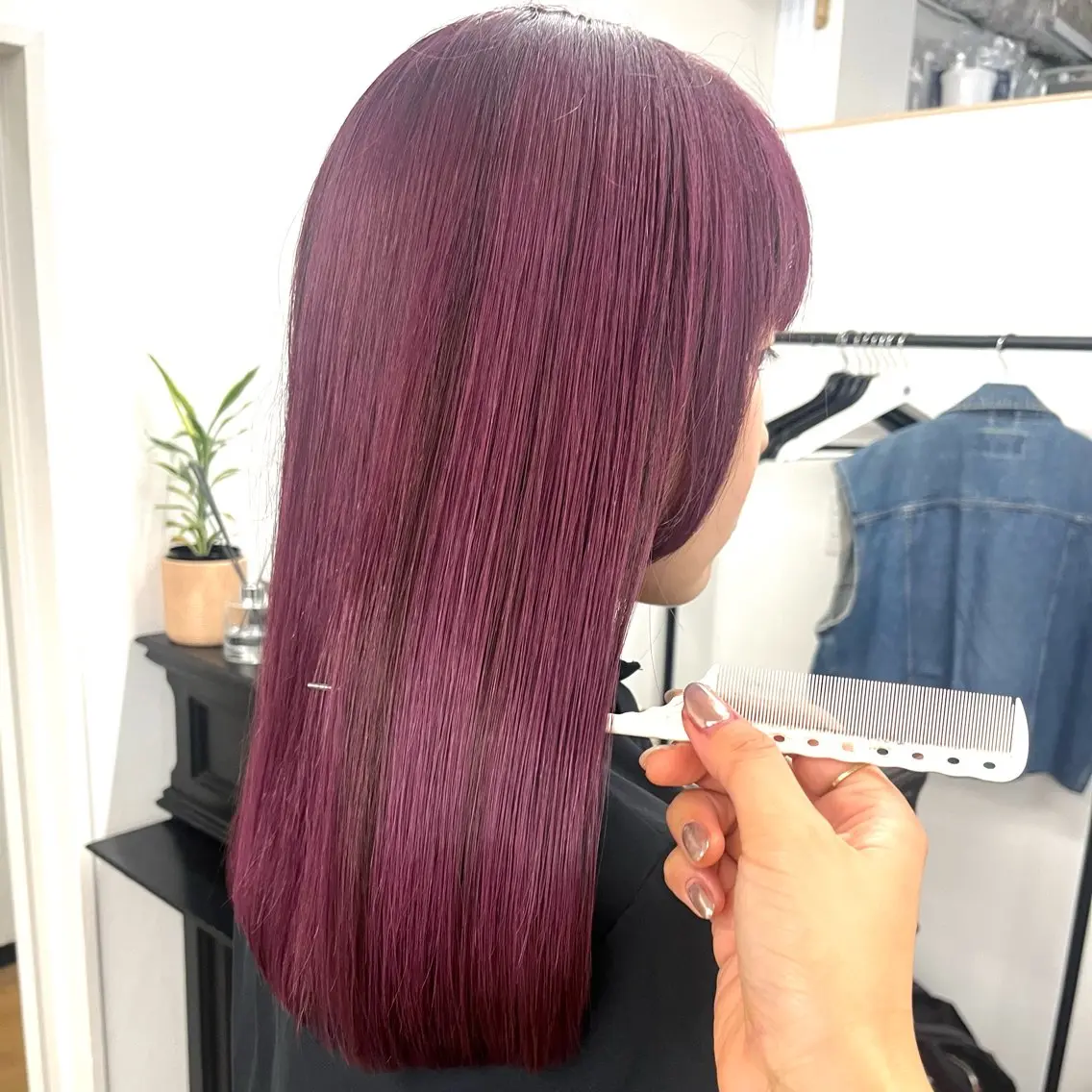 セミロング カラー ヘアアレンジ 成人式 結婚式・ブライダル ピンクカラー ローズカラー 入学式 HIROKO / 透明感暖色カラー🎀のヘアスタイル
